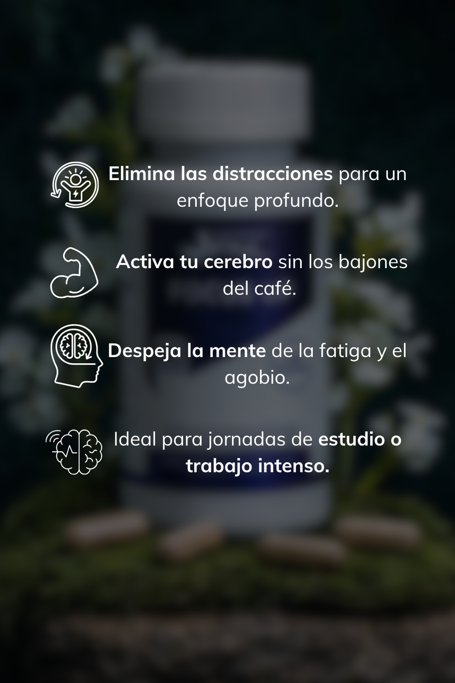 Focus Up para Concentración y Claridad Mental