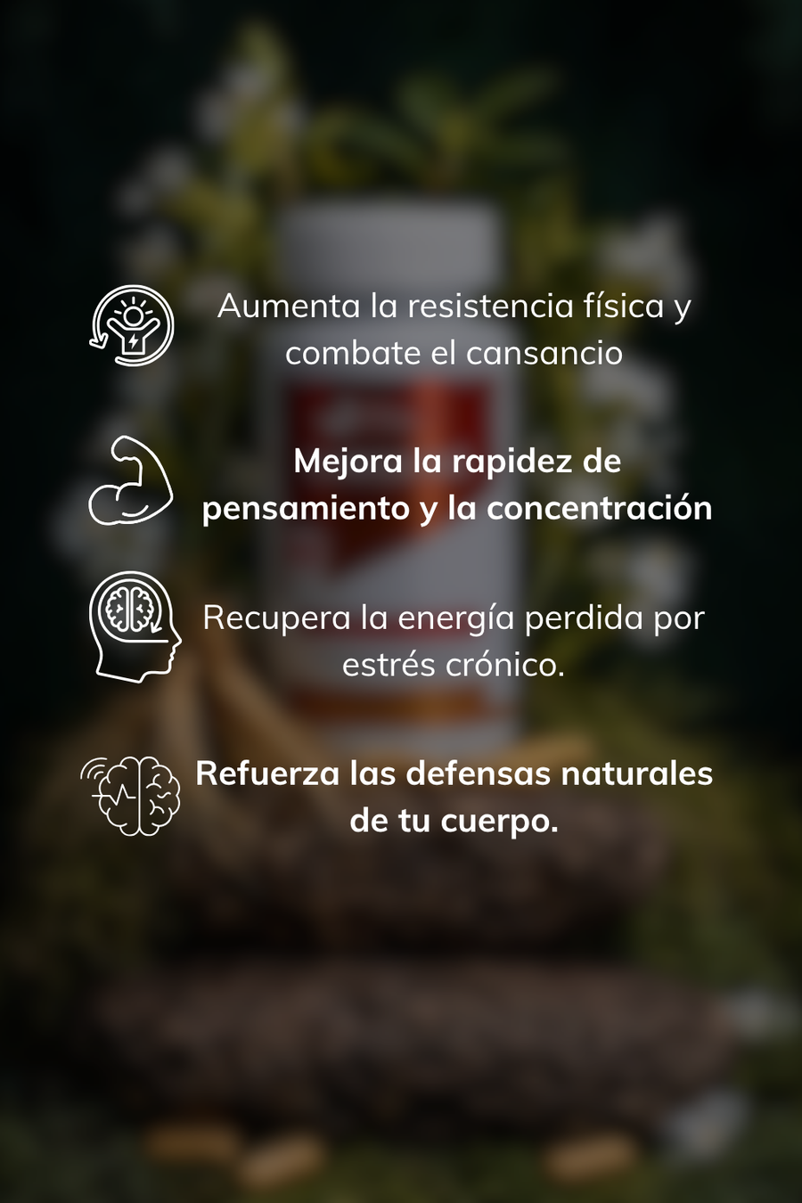 Ginseng para Energía, Estrés y Vitalidad