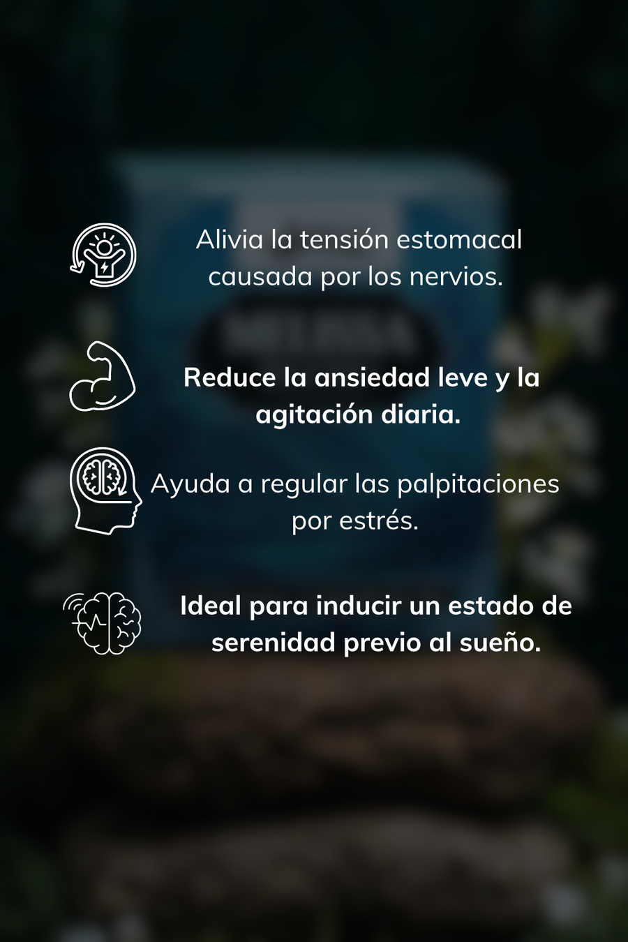 Melissa Blend Infusión Natural para Relajación