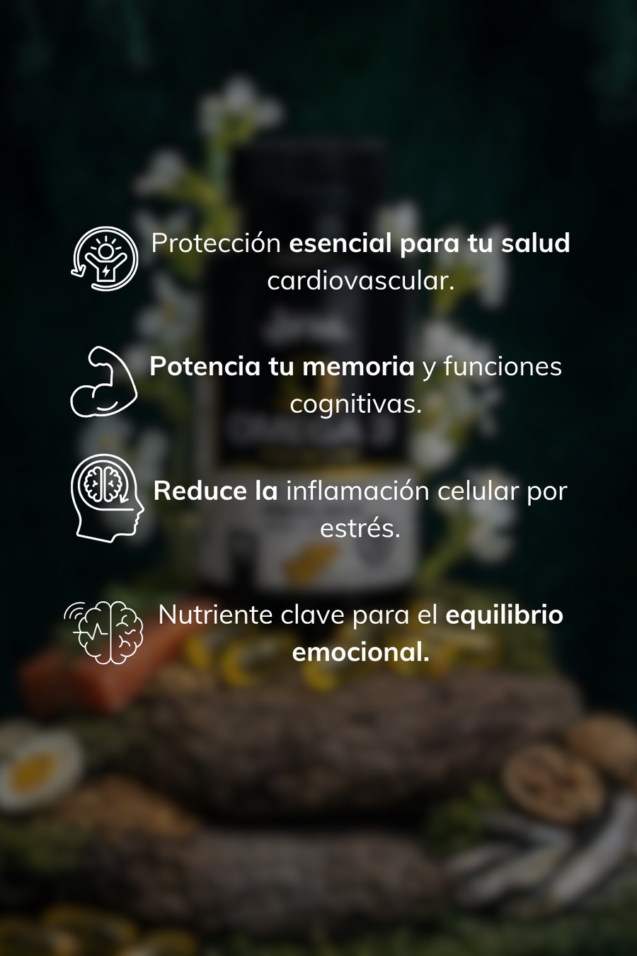 Omega 3 Premium para Mente y Corazón